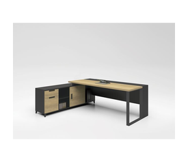 PROJECT Γραφείο Αναστρέψιμη Γωνία, Απόχρωση Sonoma - Γκρι