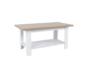 VILLAGE COFFEE TABLE ΛΕΥΚΟ ΦΥΣΙΚΟ 110x60x53