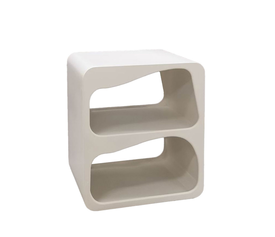 TINOS SIDE TABLE ΛΕΥΚΟ 47x40x53