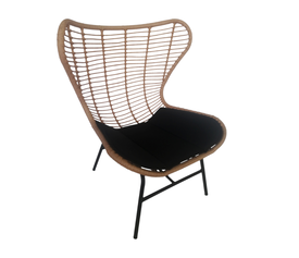 BUTTERFLY ΠΟΛΥΘΡΟΝΑ ΦΥΣΙΚΟ ΜΑΥΡΟ 89x78x106.5