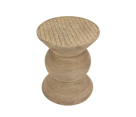 RIBBONS SIDE TABLE ΦΥΣΙΚΟ 39.5x39.5x50