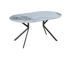 AXIS ΤΡΑΠΕΖΙ OFF WHITE ΜΕ ΟΨΗ ΜΑΡΜΑΡΟΥ 160x90x76