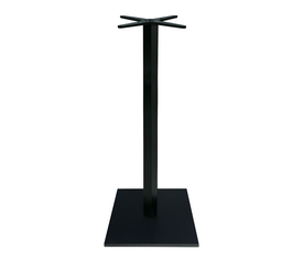 PRATO-W Βάση Τραπεζιού BAR 45x45cm H.93cm Μέταλλο Βαφή Μαύρο με Ρεγουλατόρο / 12,50Kg