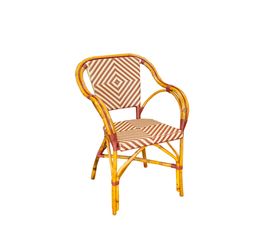 πολυθρόνα φυσικό bamboo 60*58*83 rig c-alicante