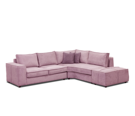 Alysia Corner Sofa 280x200xB90cm + Footstool 60x90cm