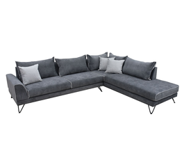 Γωνιακός καναπές ελληνικής κατασκευής 290*240*90  krj andromaxi