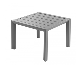 Sunset ET Τραπεζάκι Αλουμινίου Platinum Grey 50x50x37cm