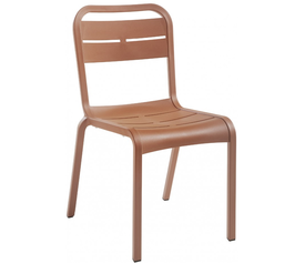 Cannes Καρέκλα Πολυπροπυλενίου Terracotta 53,5x60x89cm