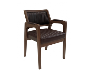  Paladin ξύλινη πολυθρόνα ΚΑΦΕ ΚΑΡΥΔΙ 56x59x82