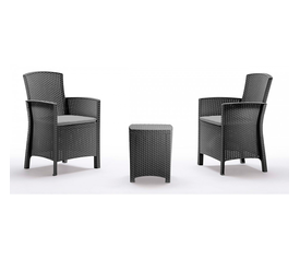 Open terrace set 39x39x46cm