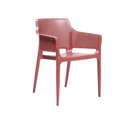 Boom Πολυθρόνα Πολυπροπυλενίου Marsala 60x54x80(65/45)cm