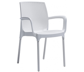 Parker πολυθρόνα Λευκή  57x57x84(45)cm