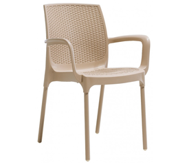 Parker πολυθρόνα Cappuccino 57x57x84(45)cm