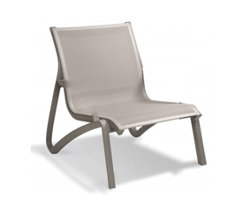 Sunset lounge καρέκλα 74x83x89(38) ΠΛΑΤΙΝΕ ΓΚΡΙ