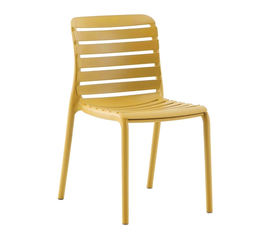 Parm Καρέκλα Πολυπροπυλενίου Μουσταρδί 47x56x47/82cm