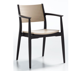 Seginus πολυθρόνα  Brown-Cappuccino 58x54x82cm