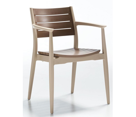 Regnum πολυθρόνα Καφέ-Cappuccino 58x54x82cm