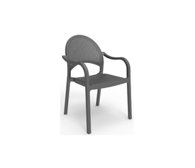 Tropic πολυθρόνα ΑΝΘΡΑΚΙ 58x63x89