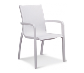 Sunset πολυθρόνα ΛΕΥΚΟ 61x63x88(45)