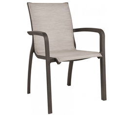 Sunset πολυθρόνα ΜΑΥΡΟ-ΓΚΡΙ HEATHER 61x63x88(45)