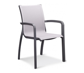 Sunset πολυθρόνα ΜΑΥΡΗ-ΓΚΡΙ 61x63x88(45)