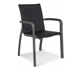 Sunset πολυθρόνα ΜΑΥΡΗ 61x63x88(45)