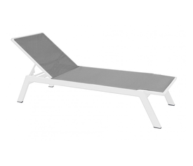 Kerr Ξαπλώστρα Λευκό Textilene Grey