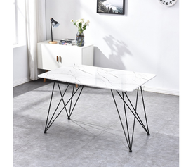 KRYSTAL τραπέζι 120x80x75 μεταλλικό