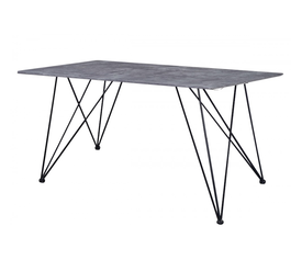 KRYSTAL τραπέζι 120x80x75 μεταλλικό