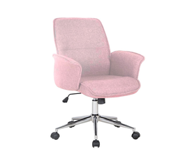 Soft-M πολυθρόνα γραφείου ΡΟΖ 65x50xΗ94