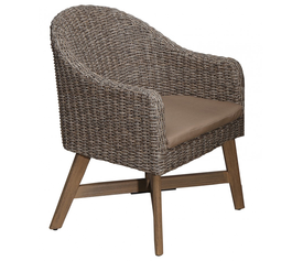 Garment πολυθρόνα ξύλο-wicker