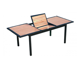 Ferrara II ext.152/210x90x77 τραπέζι αλουμινίου Avant Garde design sa