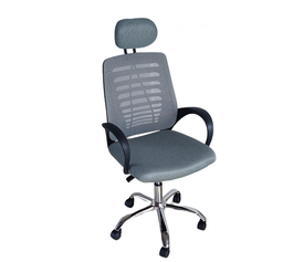 Blow πολυθρόνα γραφείου διευθυντική ΓΚΡΙ 60x62x112