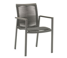 Yente πολυθρόνα αλουμινίου rope