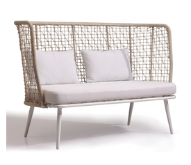 Malawi Καναπές Μεταλλικός Rope 160x83x106cm