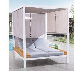 Fiorella Daybed Αλουμινίου Λευκό