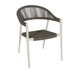 Analia Πολυθρόνα Αλουμινίου 56x66x77.5cm