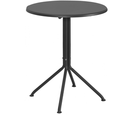 Τραπέζι αλουμινίου φ60 μαύρο