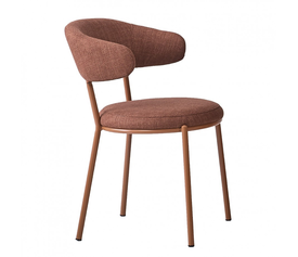 Bucks καρέκλα μεταλλική ροζ