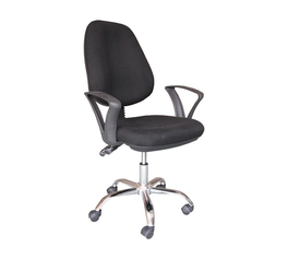 Groom πολυθρόνα γραφείου ΜΑΥΡΟ 63x54x95