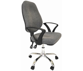 Groom Γκρι Πολυθρόνα γραφείου υφάσματος 