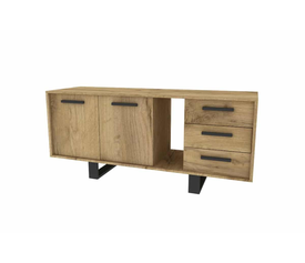 ΠΛΕΥΡΙΚΟ ΕΡΜΑΡΙΟ PLANET ΜΕ ΜΕΤΑΛΛΙΚΑ ΠΟΔΙΑ ΕΛΛΗΝΙΚΗΣ ΚΑΤΑΣΚΕΥΗΣ 160x50x70cm LNA