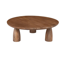 AZTEC Τραπεζάκι Σαλονιού- Καθιστικού, Ξύλο Mango, Απόχρωση Smoke Walnut