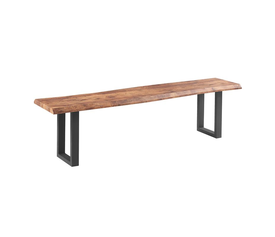 LIZARD 3D PAPER  Πάγκος Μέταλλο Βαφή Μαύρο, Dark Acacia