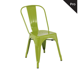 RELIX Καρέκλα Στοιβαζόμενη, Μέταλλο Βαφή Lime