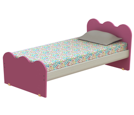 ΠΑΙΔΙΚΟ ΕΠΙΠΛΟ ΚΡΕΒΑΤΙ ΜΟΝΟ ΜΕΛΑΜΙΝΗ ΕΛΛΗΝΙΚΗΣ ΚΑΤΑΣΚΕΥΗΣ 90x200 AFS CROWN 