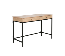 TRILOGY ΓΡΑΦΕΙΟ ΦΥΣΙΚΟ ΜΑΥΡΟ 110x48x76