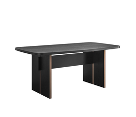 DARK ΤΡΑΠΕΖΙ ΜΑΥΡΟ OAK 180x95x75