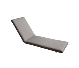 SUNLOUNGER Μαξιλάρι Ξαπλώστρας PVC Γκρι με Φερμουάρ & Velcro (Foam+Polyester)