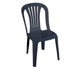 IRIDE Καρέκλα Στοιβαζόμενη, ΡΡ Ανθρακί